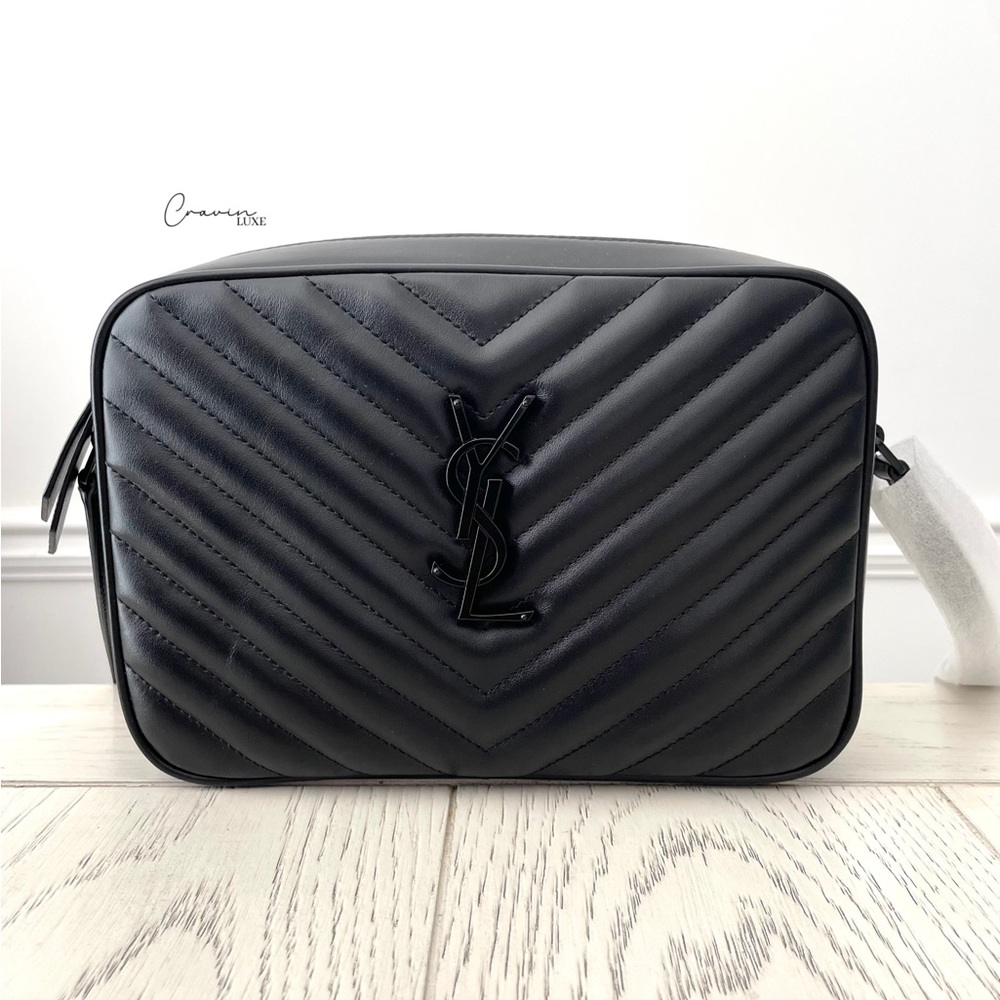 ❌❌SOLD❌❌ New Saint Laurent Lou Camera Bag Black - Picture 2 of 10